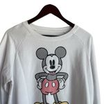 Disney  Sweatshirt Juniors‎ 19 2X White Fleece Mickey Mouse Graphic Sketch Cozy Photo 9