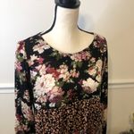 Umgee Mixed Print Patchwork Boho Dress S Photo 6