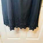 Old Navy  Women's Classic Casual Eyelet Trim Shift Dress Black M Photo 6