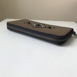 Coach  Accordion Leather Wallet With Western Rivets And Snakeskin Patchwork Photo 10