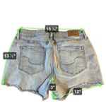 Levi's Women's Levi’s High‎ Waist Light Wash Denim Shorts 31/12 Frayed Hem Photo 5