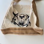 Ceek Cream Cotton Over The Shoulder Burlap Bag Photo 9