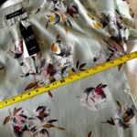 Ralph Lauren NWT Lauren Green Floral Crinkled Georgette A Line Dress Size 6 No Belt !! Photo 5