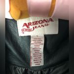 Arizona Jeans Arizona Jean co. Women's Black Faux-Leather Moto Jacket full zip size L Photo 3