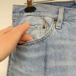 Levi's Levi’s Light Wash 501 Button Fly Straight Leg Jeans Womens 28 Blue Casual Denim Photo 4