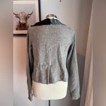 Anthropologie Charlie and Robin Multi Color Wool Scarf Cardigan Sweater Photo 3