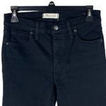Madewell SZ 27 TALL 9" High Rise Skinny Jeans Zip-Fly Stretch Black Photo 1