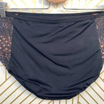 Elomi Mid Rise Bikini Bottom Brief Black Lace Size US 16 Photo 7