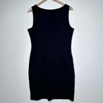 Vivienne Tam  Black Mesh Insert Sleeveless Dress Size 8 Photo 4