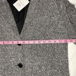 appleseed's Appleseed chevron patterned black and white soft 2 button blazer jacket Photo 6