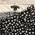 J.Crew Mercantile Winnie Heart Print Cropped Straight Leg Pants Black 2 Photo 5