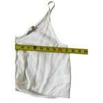 Olivaceous White Tie Front Spaghetti Strap Crop Top Women's Size Large | 22-8 Photo 5