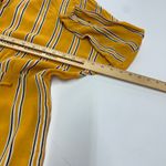 Topshop  Dress Womens Size US 4 UK 8 Yellow Stripe Drawstring Waist Shirt Photo 7
