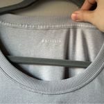 Athleta Uptempo Tee Short Sleeve Active Grey Neutral Gym Workout Top Size XL Photo 2