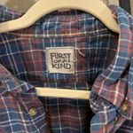 LF Furst of a Kind Mixed Media Cropped Flannel Photo 1