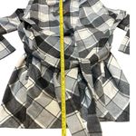 Matilda Jane NWT Womens XS Black Grey Plaid Check It Twice Jacket Sweater Coat Photo 6