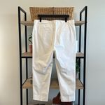 Ann Taylor NWT Mid-Rise The Crop White Woven Career Dress Pant Trouser, 14 Photo 4