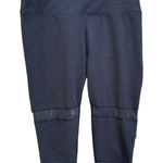 Reebok CROPPED BLACK MESH LEGGINGS Photo 0