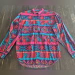 Wrangler Vintage  Aztec Button Up Shirt Womens Size Medium Photo 1