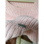 Hollister  Cotton Chunky Knit Sweater Pastel Blush Buttery Y2K 90s Parisian M Photo 2
