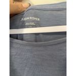 Eileen Fisher  Large Tunic Top T Shirt Dress Cover UP Short Sleeve Side Slits Photo 5