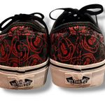 Vans RARE x Disney Mickey Mouse Authentic Lace Up Sneakers Red Black 7.5 W 6 M Photo 7