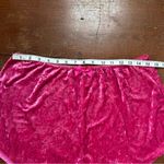 Pink Velvet Sleep Shorts with Bow Size XL Photo 2