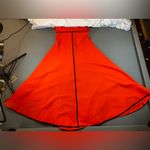 Source Unknown Vintage Long Red and‎ Black Dress Sleeveless bow tie Photo 6