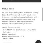 Lulus Blush Pink Bodysuit Photo 4