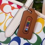 Coach  City Tote In Rainbow Signature Canvas c4181 Photo 4