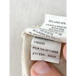 Briggs Women's Linen Blend Wide Leg Crop Pants sz XL Paperbag Waist High Rise Tan Photo 7