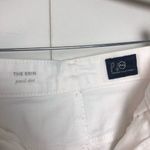 AG Adriano Goldschmied AG Erin White Stretch Denim Pencil Skirt Photo 9