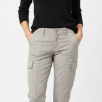 Eileen Fisher  Pants Tapered Cargo Khaki Green Size 8 Photo 0