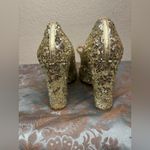 Kate Spade New York Gold Sequin Maryjane Heels Pumps Size 10 Photo 4