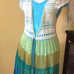 Crochet vest Green Size L Photo 2