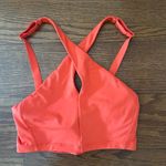 Athleta  Crossed Bikini Top Size XXS  Vermillion Orange Cup A-C UPF Protection Photo 8