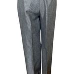 Le Suit Lined Pant Suit One Button Peak Lapel Straight Pant Gray Women’s Size 4 Photo 10