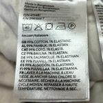 H&M Women's Cream High Waisted Straight Casual Cropped Denim Jeans Size 6 Photo 4