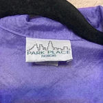 Vintage 70s purple windbreaker sz L *flaw grandmacore western cowgirlcore Size L Photo 2