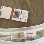 Michael Kors MK white T with ruffle hem sleeve . Photo 3