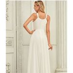 JJ's House JJ house wedding dress A-line Scoop Floor-Length Chiffon Wedding Dress #250142 Photo 1