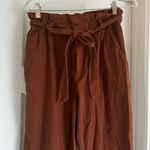 Bar III Bar lll Brown Tie-Waist Pants Photo 1