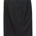 Carmen Marc Valvo Denim Pencil Skirt Size 4 Photo 0
