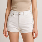 American Eagle NEXT LEVEL CURVY HIGH-WAISTED DENIM SHORT SHORT Photo 0