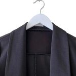 Black Asymmetric Blazer Solid Color Casual Thin Coat Suit Jacket SZ M #1592 Size M Photo 2