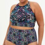 Torrid Medallion High Neck Bikini Top Size 6X NWT Photo 1