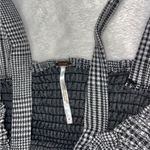 Free People  Gingham Smocked Tube Top / Crop top size Medium Photo 3