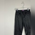 Edikted  Womens Pants Size S Black Faux Leather High Rise Wide Leg Flared Photo 2