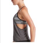 Nike New Women’s  Textured Striped Layered Tankini Swim Athletic Top Photo 3