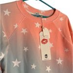 Wildfox Patriotic Star Print Crewneck Long Sleeve Pullover Sweatshirt Top NWT Photo 5